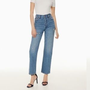 Denim Forum Arlo High Rise Straight